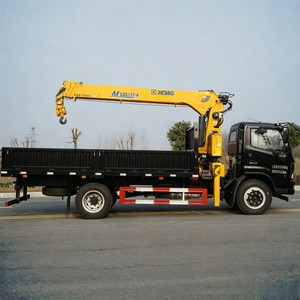 Camion grue télescopique fiable Dongfeng 4x2 5 tonnes avec flèche rigide et benne de chargement - Product Image 5