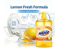 Liquide vaisselle au citron 1,5 kg Formule de nettoyage douce Rinçage facile Dégraissant pour la vaisselle