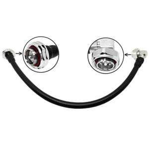 L29 DIN 7/16ตัวผู้สำหรับ7/16 DIN ปลั๊กตัวเมียมุมขวาสำหรับ1/2 "สายเคเบิล SuperSoft สายโคแอกเซียล1เมตรสายเคเบิลประกอบ ROHS - Product Image 1