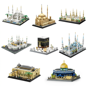 Set de Bloques de Construcción Modelo <span class=keywords><strong>Mezquita</strong></span> Kaaba <span class=keywords><strong>Meca</strong></span> Stock Wange 4226 Nuevo 446 Piezas Ladrillos de Plástico Arquitectura Masjid Famosa Kaaba Bausteine - Product Image 2