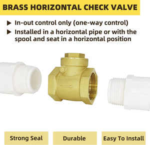 TMOK 1 1/2 дюймов DN40 PN16 дисковый латунный поворотный обратный клапан - Product Image 6