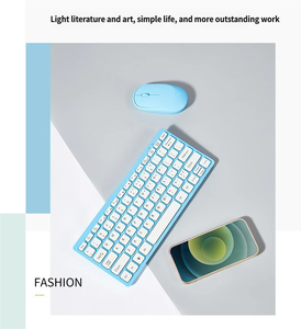 Stock Portable Slim Ergonomic English 78 Keys 2.4ghz Wireless Keyboard <b>Mouse</b> Combos <b>for</b> Laptop PC <b>Computer</b> - Product Image 2