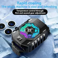 Ventilador de Refrigeración para Teléfono Móvil SL31, Clip Trasero con Semiconductor, Doble Velocidad Ajustable, Radiador Universal para Juegos IOS y Android