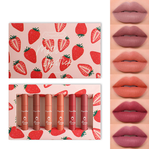 Etiqueta privada Ylie 6 Juego de brillo de labios de terciopelo mate Esmalte de labios impermeable de larga duración Juegos de regalo de maquillaje de lápiz labial personalizable - Product Image 4