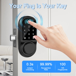 Serrure de porte intelligente TTLOCK AF06 à succès – Verrouillage par empreinte digitale, mot de passe et clé pour portes de dortoir – Commerce extérieur - Product Image 4