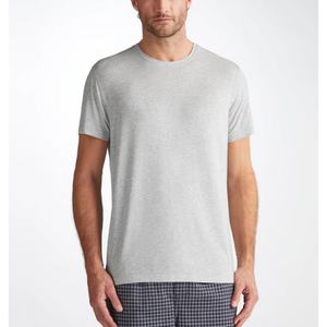 Camiseta Lisa de Algodón Pima/Supia 100% Orgánico, Corte Regular, con Cuello Redondo y Logotipo Bordado Personalizado, Venta al Por Mayor - Product Image 4