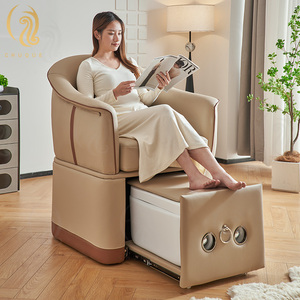 ChuqueLuxury Nieuwe Aanwinst Voetspa Stoel met Verstelbare Watertherapie voor Salon Gebruik Luxe Voetmassage Stoel voor <span class=keywords><strong>Spa</strong></span> - Product Image 1