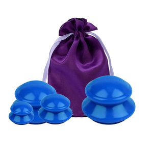 4 Uds. Venta de ventosas faciales al por mayor ventosa terapia masajeador juegos de ventosas <span class=keywords><strong>para</strong></span> reducción de celulitis - Product Image 4