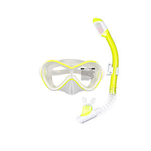 प्रोफिओनल पारदर्शी सिलिकॉन स्कूबा डाइविंग मास्क और आसान सांस ट्यूब स्नॉर्कल बच्चों के लिए सेट - Product Image 3