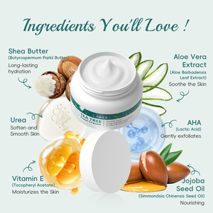 <span class=keywords><strong>Crème</strong></span> pour les <span class=keywords><strong>pieds</strong></span> à l'arbre à thé LAIKOU, soin rajeunissant des <span class=keywords><strong>pieds</strong></span>, soin doux des <span class=keywords><strong>pieds</strong></span>, peau rugueuse et craquelée, hydratation profonde, <span class=keywords><strong>crème</strong></span> pour le corps, les jambes, les coudes, 60g - Product Image 4