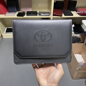 Dossier de documents de voiture en cuir PU OEM Auto Owner Gift Vehicle Registration Insurance Pouch Case Car User Manual Document Holder - Product Image 2
