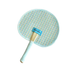 Handmade Woven Palm Leaf Fan Lightweight Foldable Manual Handheld Fan For Outdoor Use Children's Day Gift - Product Image 5