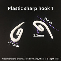 Crochet en plastique pour rideau de voiture, 10 pièces, fils pour rideau, crochet en plastique