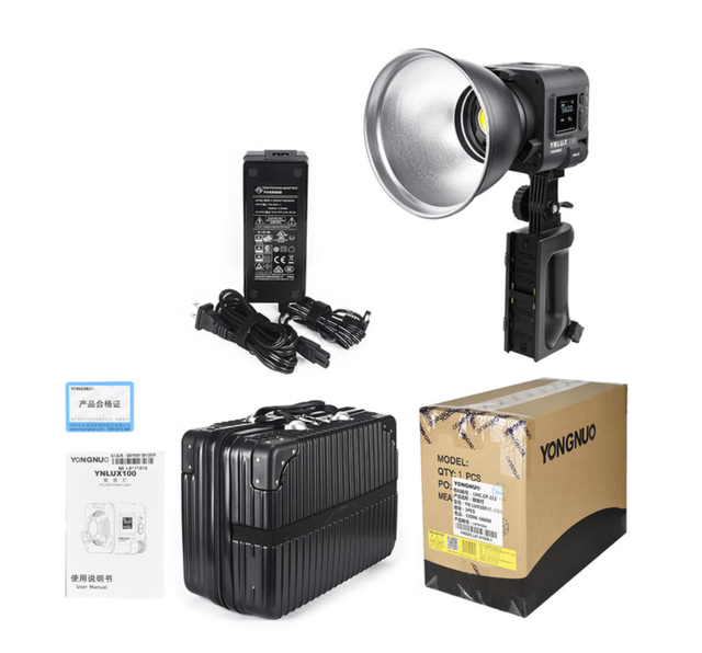 YONGNUO YNLUX100 100W COB LED Video Light APP Control Bowens Mount Lighting for Photography Video Recording Outdoor Shooting