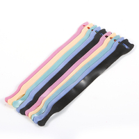 Vente en gros Tailles personnalisées Attache de câble réutilisable en nylon coloré Attaches de câble autobloquantes avec crochet et boucle/Sangle de câble
