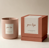 Boîtes à bougies en papier écologiques, emballage de luxe, logo en relief, forme personnalisée, boîte rigide pour bougies, boîte cadeau pour cadeaux d'aromathérapie
