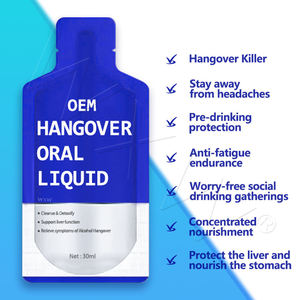 Boisson anti-alcool premium contre la gueule de bois, détoxification du foie, liquide oral, supplément d'électrolytes, idéal pour les adultes, prix de gros - Product Image 5