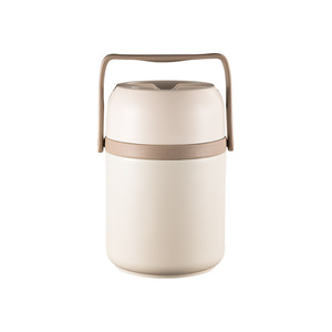Vacuum <b>Insulated</b> Food Container 304 Stainless Steel Multi Layer Large Capacity Heat Resistant Portable <b>Lunch</b> <b>Box</b> - Product Image 5