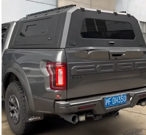 หลังคาแคมป์เปอร์แบบปรับแต่งได้พร้อมหน้าต่างบานเลื่อนด้านข้าง เหมาะสำหรับรถกระบะ <span class=keywords><strong>Ford</strong></span> Maverick Raptor <span class=keywords><strong>Ranger</strong></span> <span class=keywords><strong>Wildtrak</strong></span> F150 ขนาด 5.5 ฟุต - Product Image 3