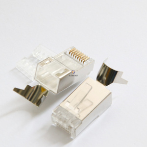 Cable de Datos con Conector <span class=keywords><strong>RJ45</strong></span> para Montaje en Panel, <span class=keywords><strong>Toma</strong></span> de Pared RJ11, Pinza Modular para Conectores - Product Image 3
