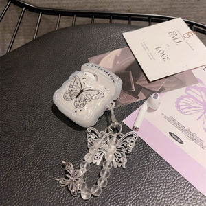 Fleur écouteur <span class=keywords><strong>coque</strong></span> de protection <span class=keywords><strong>papillon</strong></span> Imd casque étui avec ornements pour <span class=keywords><strong>Airpods</strong></span> 1 2 3 Pro pour <span class=keywords><strong>Airpods</strong></span> Pro 2 couverture - Product Image 6