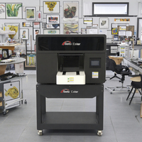 Impresora de Inyección de Tinta Pequeña A3 de 1-2 Cabezales Xp600 I3200 Epson, Impresora de Color con Tinta Eco Solvente, Impresora UV de Cama Plana para Tarjetas, Carcasas de Teléfono, Botellas de Vidrio
