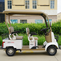 Scooter électrique à 4 roues ODM OEM, nouveau design personnalisé, 4 places pour usage communautaire