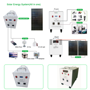 Générateur solaire portable Quarke bon marché 1000 <span class=keywords><strong>1500</strong></span> 2000 watts système de générateur solaire tout-en-un avec roues pour la maison africaine - Product Image 6