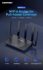 COMFAST Best Gigabit Dual Band <span class=keywords><strong>Wifi</strong></span> Router Ax3000 <span class=keywords><strong>Wifi</strong></span> 6 Router inalámbrico Soporte IPV6 para juegos - Product Image 5