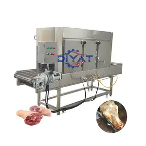 Automatic animal wings pig feet ear burning to remove sheep hair slaughtering machine