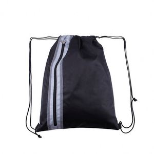 Custom <b>Drawstring</b> <b>Backpack</b> Sports Bag for Gym Reflective Custom <b>Drawstring</b> <b>Backpack</b> with logo Advertising Gifts - Product Image 5