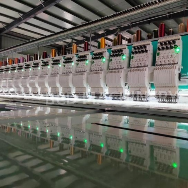 Manufacturer 23 Head 9 Needle High-Speed Computerized Embroidery Machine with DAHAO Original
