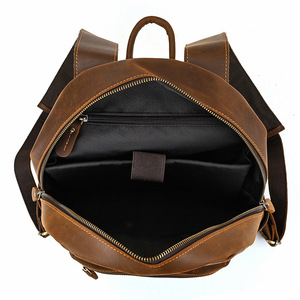 Sac à bandoulière rétro pour femme en cuir de <span class=keywords><strong>cheval</strong></span> fou Mini sac à dos en cuir de vachette léger pour étudiant <span class=keywords><strong>Cartable</strong></span> polyvalent Sac décontracté - Product Image 4
