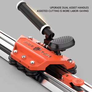 Công nghiệp tự làm 3800mm thủ công gạch Sứ Cắt với gạch lớn <span class=keywords><strong>Pusher</strong></span> và ba lưỡi bánh xe hợp kim cắt đầu công cụ cắt - Product Image 5