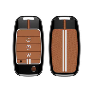 Funda original para llave de coche <span class=keywords><strong>Hyundai</strong></span>/Kia llavero de metal remoto de silicona de aleación de zinc con cubiertas de color de coche accesorios para llaves - Product Image 1