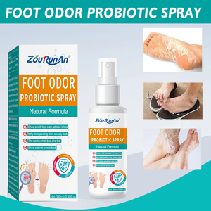 Spray <span class=keywords><strong>anti</strong></span>-fongique probiotique à base d'extraits naturels de plantes pour soulager les démangeaisons et éliminer les odeurs de pieds. - Product Image 2