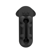 YDS Petits supports muraux auto-adhésifs pour organiser le bureau, porte-crayons et stylos pour tableau noir, supports à clips en silicone pour marqueurs