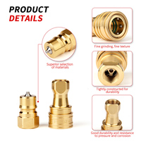 Connecteur hydraulique pneumatique de qualité supérieure, série KZD, en laiton, à raccord rapide, norme ISO7241-B, étanche, pour système d'eau, d'huile et de gaz