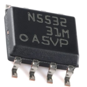 Amplificateur opérationnel double N5532 SOP-8 à montage en surface, faible bruit, vitesse de transgression élevée - Product Image 1