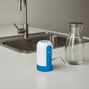 Dispensador de Agua Eléctrico Portátil para Garrafas, Agua Fría, Escritorio, Alimentado por USB, Carcasa de Plástico, Marca Foset, Uso Doméstico - Product Image 2