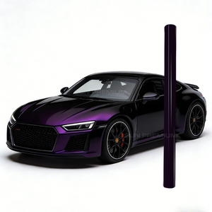 מדבקת ויניל לרכב בצבע שחור-סגול-צ'מאלון לרכב שטח/טנדר - Product Image 1