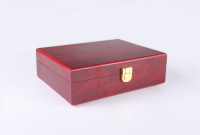Boîte en bois MDF personnalisée Boîte cadeau Boîte d'emballage de luxe pour ornements Insigne souvenir Médaille Bijoux