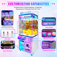 Kising – Distributeurs automatiques de jouets à monnayeur pour centres de jeux d'arcade, fabriqués en Chine, avec accepteurs de billets en papier