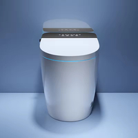2025 housse de siège de toilette carré de toilette Intelligent fonctionnement automatique poreux Super tourbillon chasse d'eau une pièce toilette intelligente