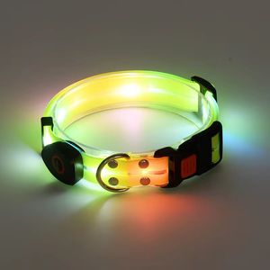 <span class=keywords><strong>Collar</strong></span> y Correa para Perro con Luz LED Recargable, Impermeable, de Nailon Sólido de Lujo, Venta al Por Mayor - Product Image 3