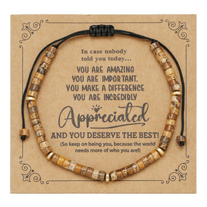 Natural Stone <b>Beaded</b> <b>Bracelet</b> Adjustable Inspirational Gift For Women Men Jewelry Yiwu Origin D2610 1 - Product Image 1