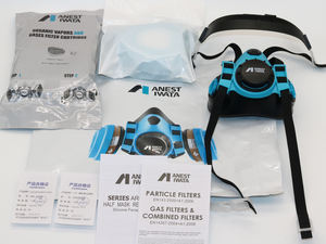 Maschera professionale per verniciatura a spruzzo IWATA <span class=keywords><strong>ARG</strong></span> - GM-M: blocca efficacemente formaldeide, polvere e gas chimici - Product Image 3