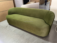 Canapé d'angle incurvé de luxe de style européen italien pour salon moderne, mobilier minimaliste de luxe pour la maison, vente en gros