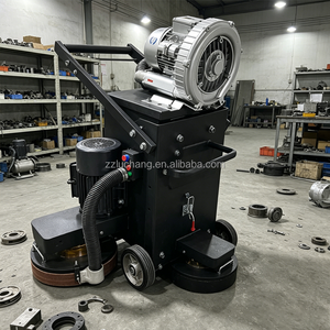 Meuleuse industrielle pour sols en <span class=keywords><strong>béton</strong></span> avec moteur et aspiration de poussière externe pour le ponçage et le polissage des sols d'entrepôt, haute efficacité - Product Image 2