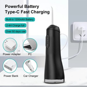 Irrigador Bucal Portátil, Limpiador Dental con Chorro de Agua, Recargable por USB, Irrigador Dental, Chorro de Agua para Limpieza Bucal - Product Image 4